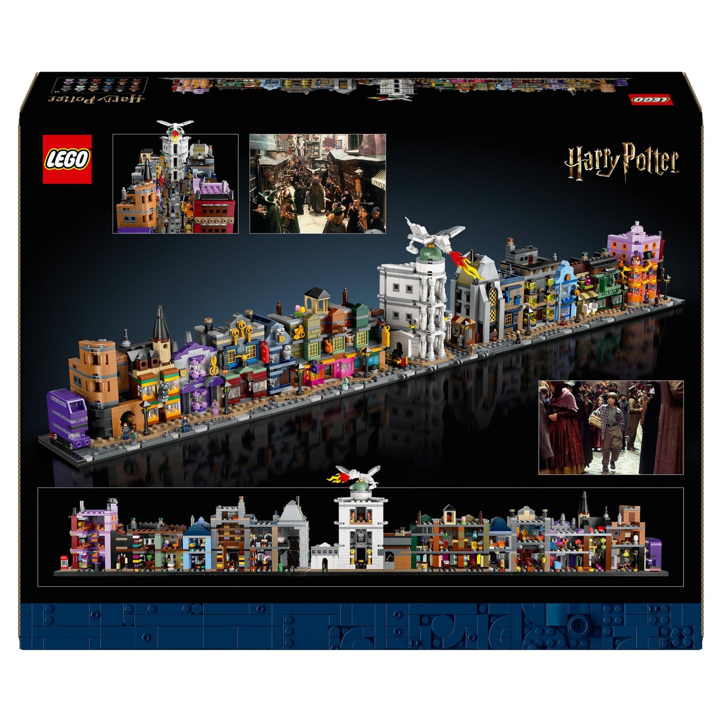 LEGO 76444 Harry Potter Diagon Alley Wizarding Shops Building Set
