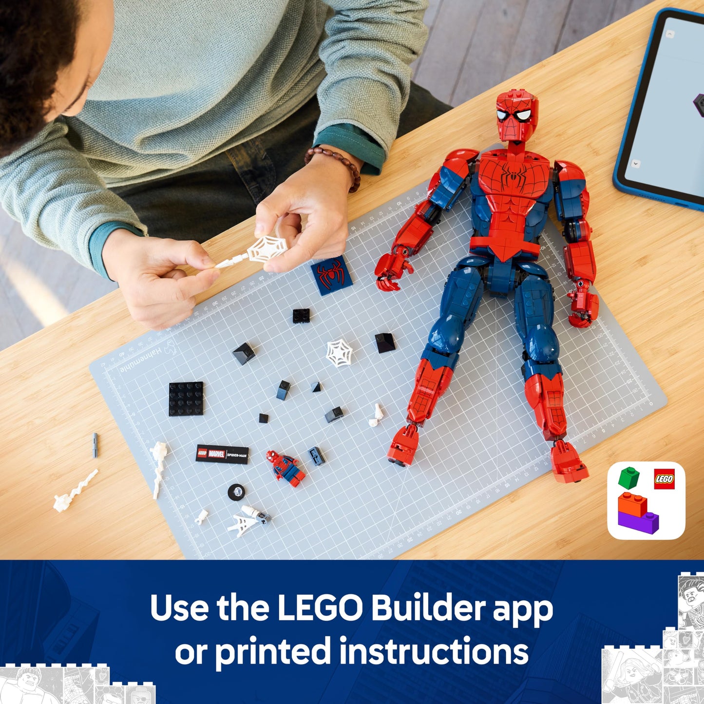 LEGO 76346 Marvel Spider-Man Hero Figure - Superhero Toy incl. Action Figure w/Collectible Minifigure
