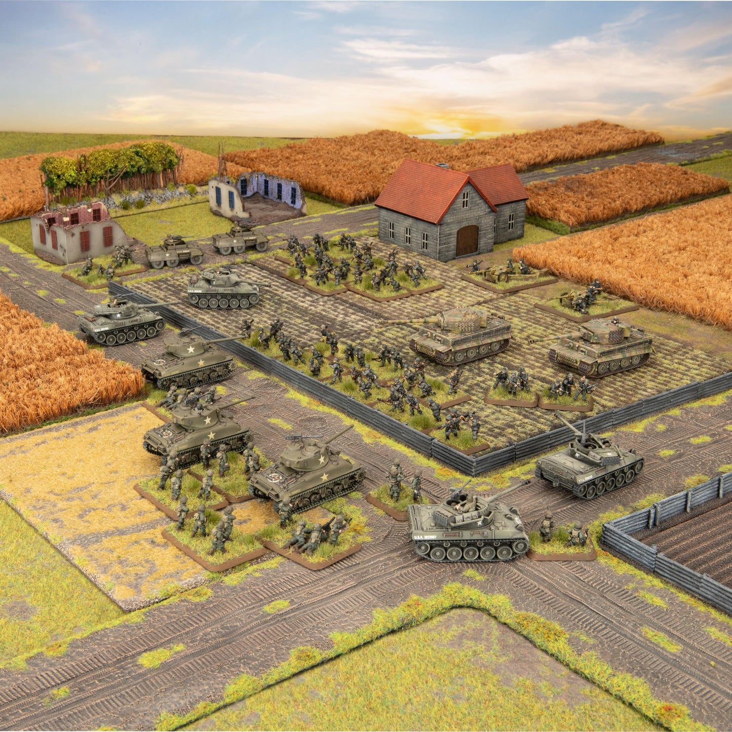 Flames of War - Fortress Europe : Starter Set - Americans v Germans FWBX16