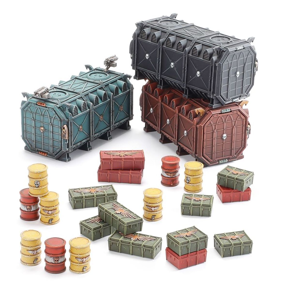 Battlezone : Manufactorum - Munitorum Armoured Containers - Warhammer 40K - Games Workshop