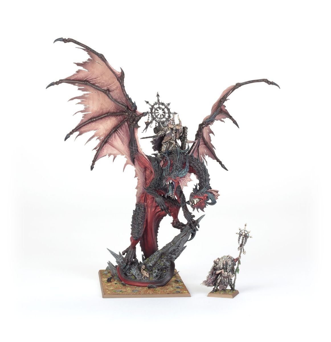 Warriors of Chaos : Lord on Chaos Dragon - Warhammer The Old World - Games Workshop