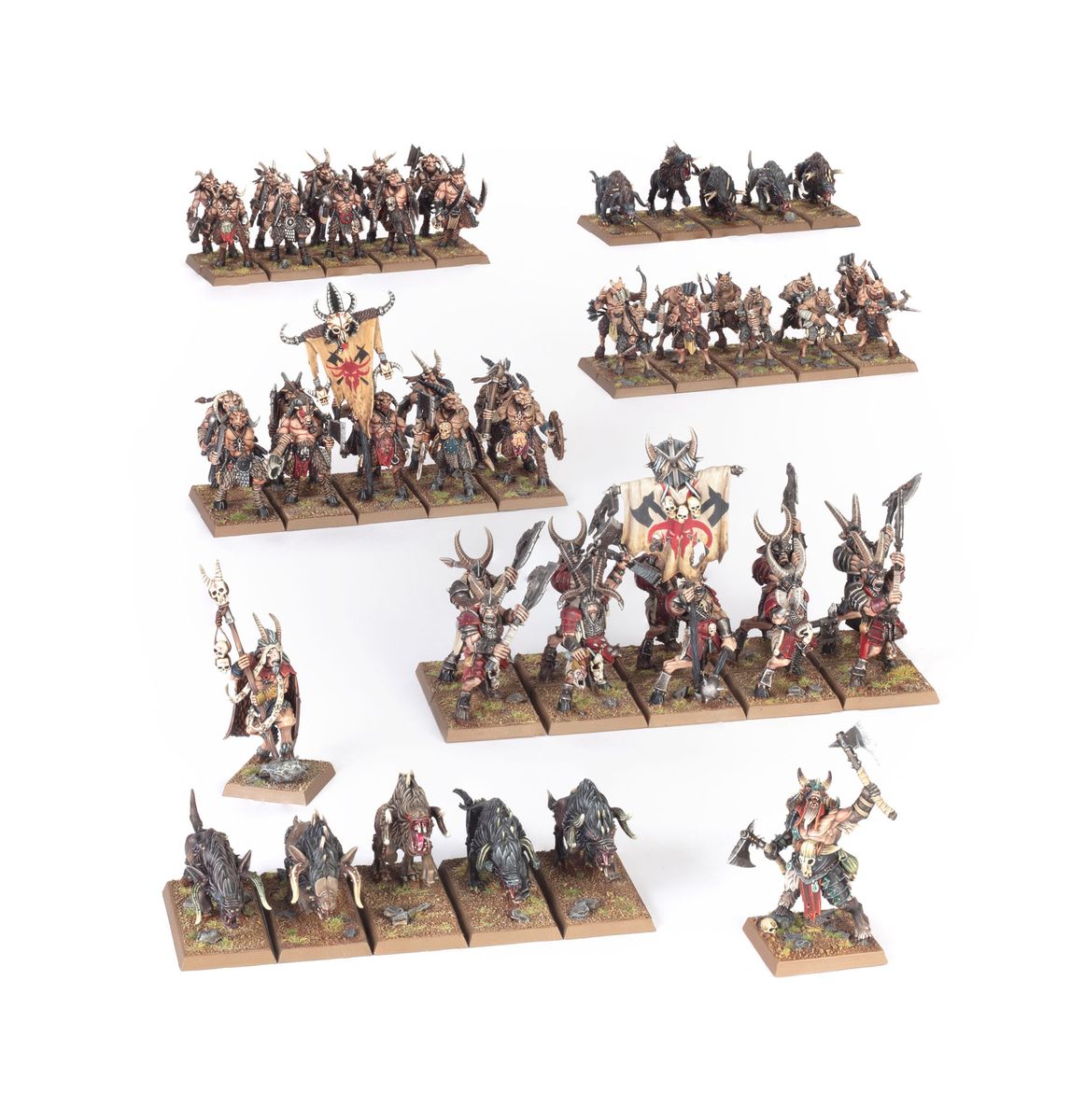 Beastmen Brayherds : Battle March Army - Warhammer The Old World - Games Workshop