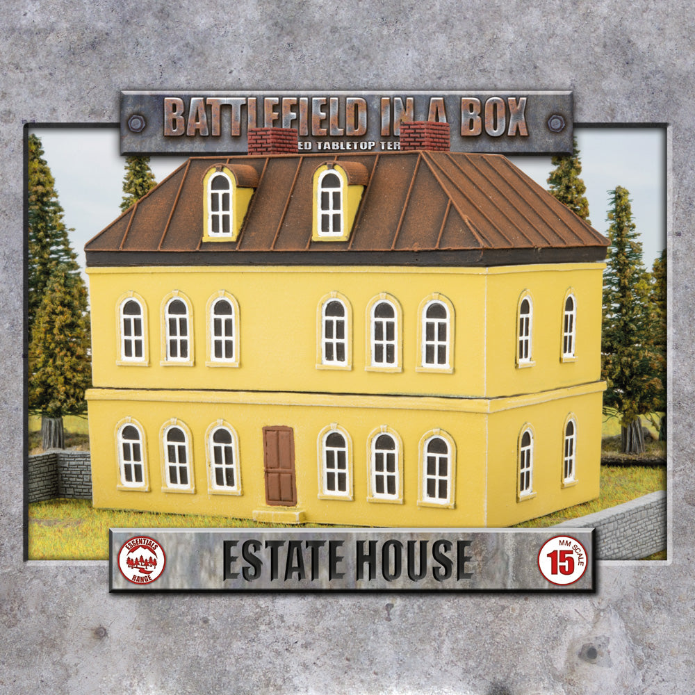 Battlefield in a Box - European: Estate House (Yellow Limited Edition) (x1) BB202-D - Flames of War