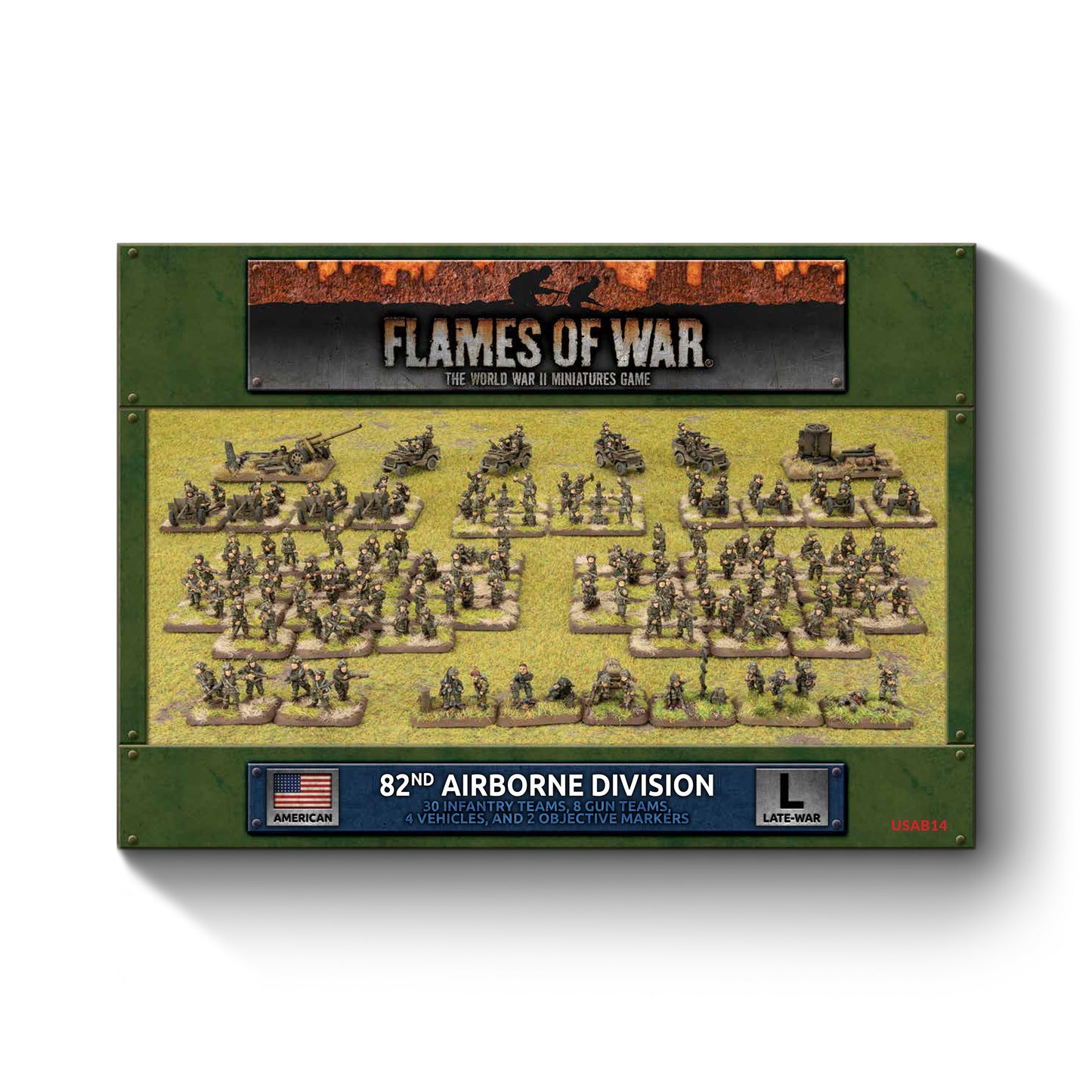 Flames of War - American 82nd Airborne Division Army Deal - USAB14