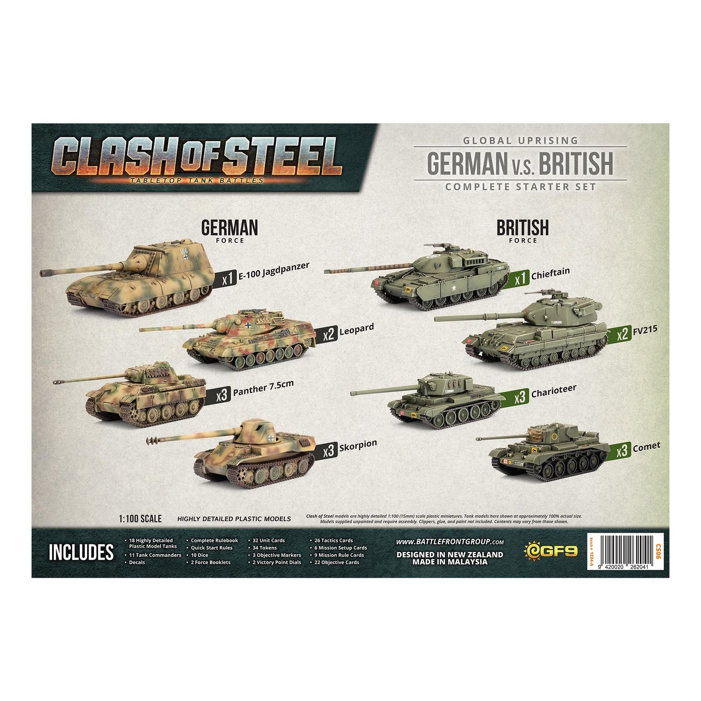 Clash of Steel - Global Uprising : German vs British CS06