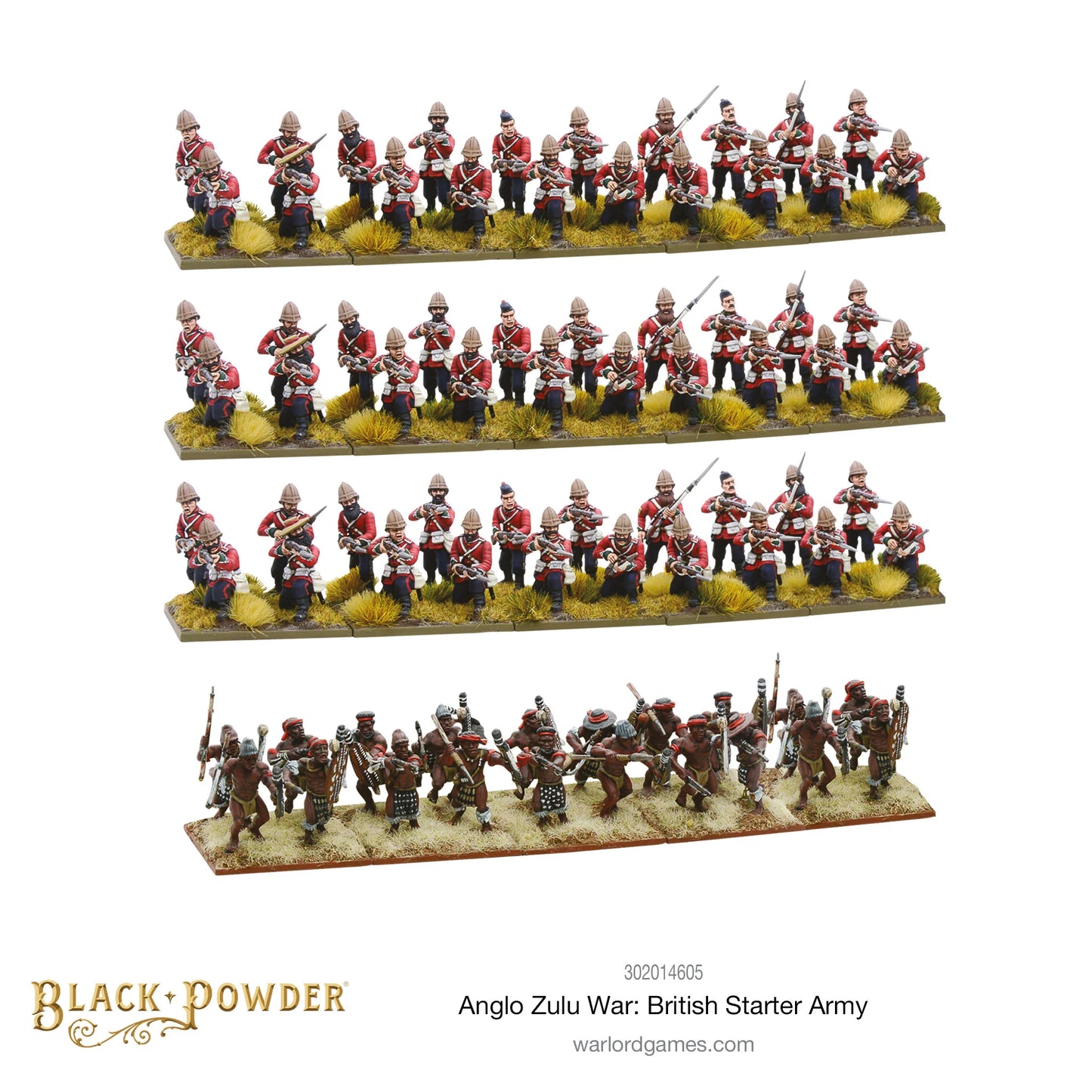 Black Powder - Anglo-Zulu War - British Starter Army (New Edition) - 28mm Scale - Warlord Games