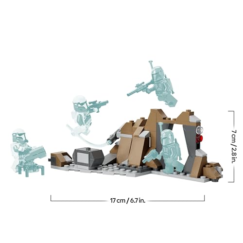 LEGO 75373 Star Wars: The Mandalorian Ambush on Mandalore Battle Pack with 4 Character Minifigures