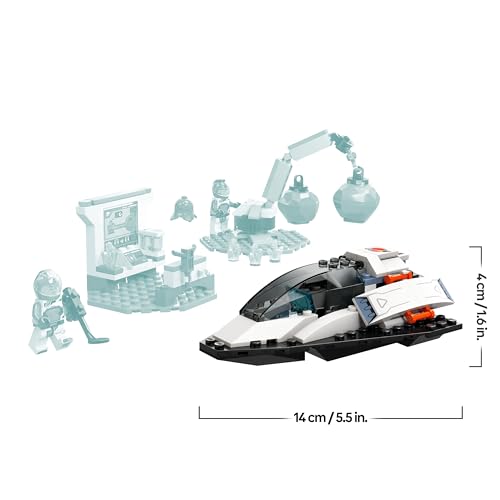 LEGO 60429 City Spaceship and Asteroid Discovery Set with an Alien Figure and 2 Astronaut Minifigures