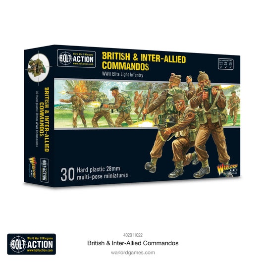 Bolt Action - British & Inter-Allied Commandos - 28mm - Warlord Games