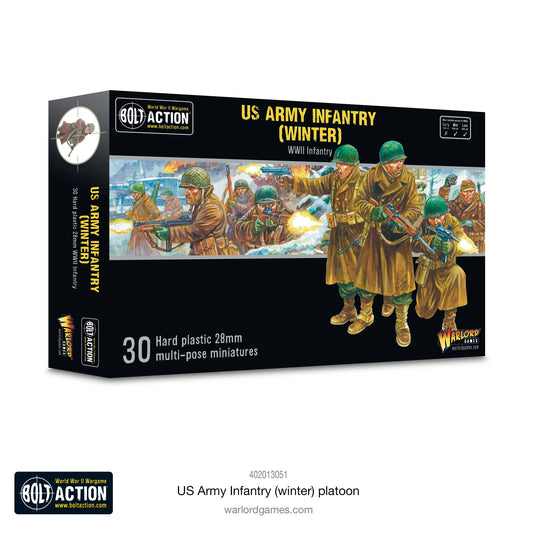 Bolt Action - US Army Infantry (Winter) Platoon - Warlord Games
