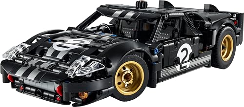 LEGO 42223 Technic 1966 Ford GT40 MKII Race Car - Collectible Model Kit for Adults - Engineering Set w/a V8 Engine, Cool Details & Livery