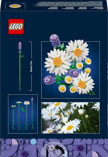 LEGO 11508 Botanicals Daisies - Artificial Flower Bouquet with Faux Daisies & Lavender