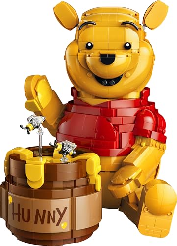LEGO 43300 Disney Winnie the Pooh - Display Model with Honey Pot, Collectible Minifigure & Eeyore Figure