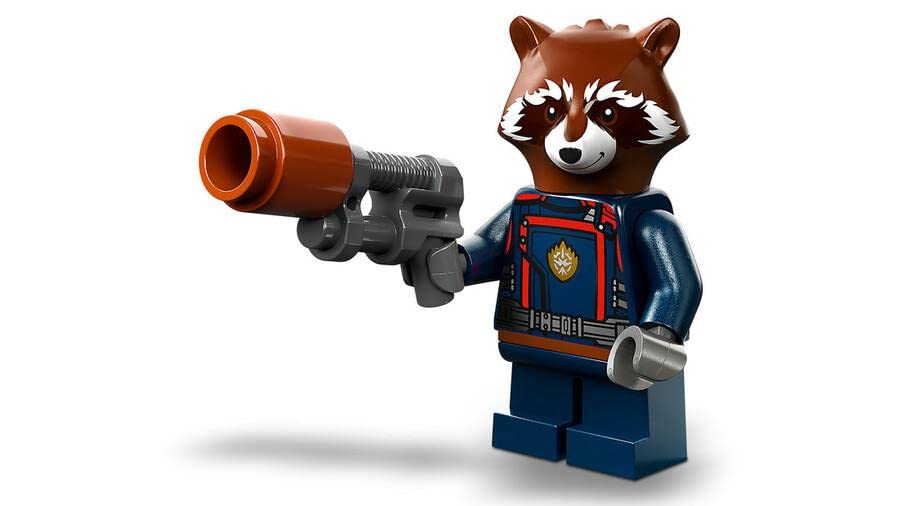 LEGO 76254 Marvel Baby Rocket's Ship Set, Guardians of the Galaxy Volume 3 Spaceship with Raccoon Super Hero Minifigures