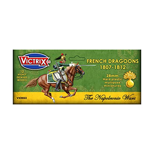 Victrix VX0022 French Napoleonic Dragoons - 12 x 28mm Figures