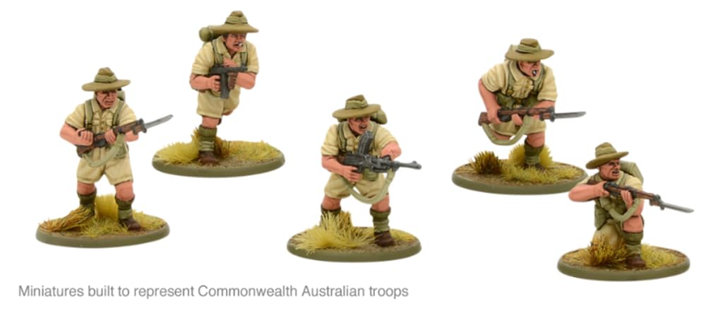 Bolt Action - British Army Commonwealth Infantry - 28mm Scale - Warlord Games