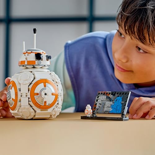 LEGO 75452 Star Wars 75452 BB-8 Astromech Droid Figure Model Kit - Building Toy with Spinning Head & Wheel