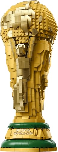 LEGO 43020 Editions FIFA World Cup Official Trophy Toy - 3D DIY Model Kit with Collectible Minifigure