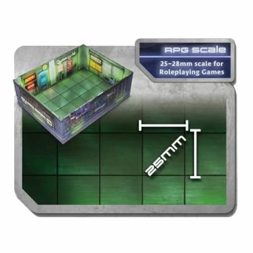 Tenfold Dungeon : Cyberpunk City - Modular Roleplaying Terrain - Gale Force Nine