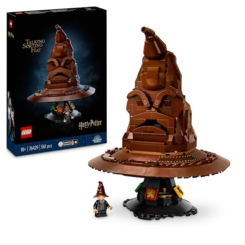 LEGO 76429 Harry Potter Talking Sorting Hat with 31 Randomised Sounds & a Character Minifigure