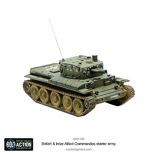 Bolt Action - British & Inter-Allied Commandos Starter Army - 28mm Scale Plastic Miniatures for Bolt Action Highly Detailed World War 2 Miniatures by Warlord Games