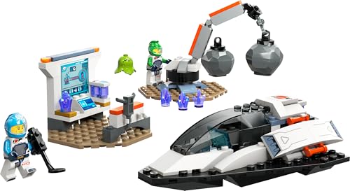 LEGO 60429 City Spaceship and Asteroid Discovery Set with an Alien Figure and 2 Astronaut Minifigures