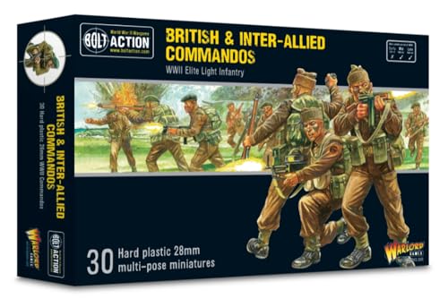 Bolt Action - British Army & Inter-Allied Commandos - 28mm Scale - Warlord Games