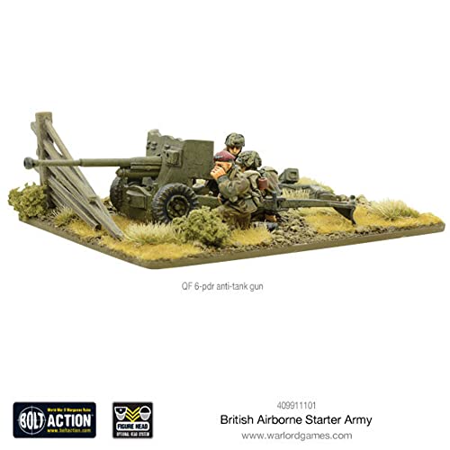 Bolt Action - British Airborne Starter Army - 28mm Scale Plastic Miniatures by Warlord Games - Highly Detailed World War 2 Miniatures for Table-top Wargaming