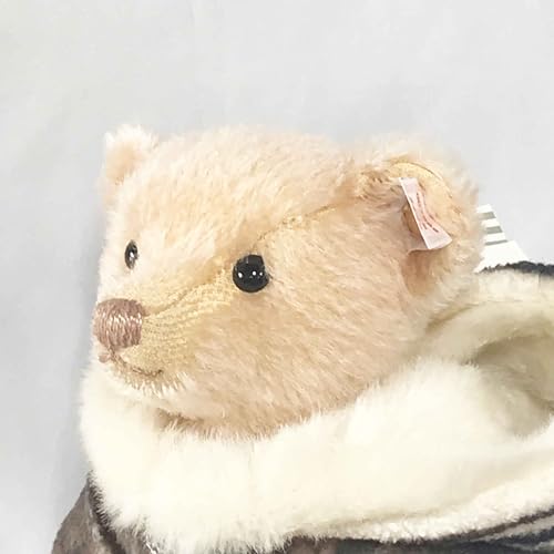 Steiff 007569 - Mama Teddy Bear with Baby - 23cm Mohair Cream -Limited Edition