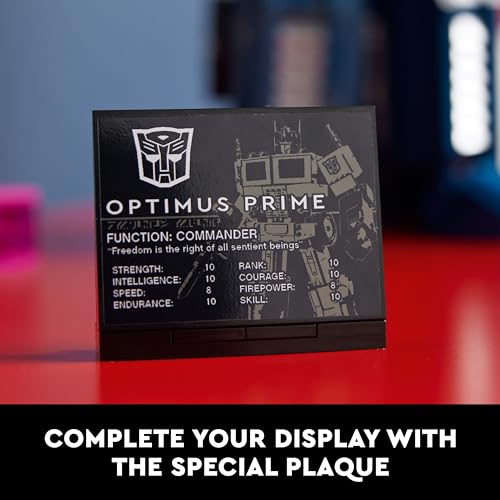 LEGO 10302 Icons Optimus Prime Transformers Figure
