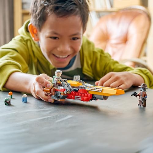 LEGO 75437 Star Wars Cobb Vanth's Speeder Toy - incl. Cobb Vanth & Cad Bane Minifigures, plus Blasters & a Jetpack