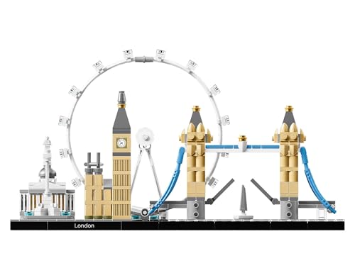 LEGO 21034 Architecture London Skyline Model Building Set, London Eye, Big Ben, Tower Bridge Collection