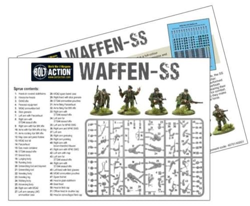 Bolt Action - German Waffen SS - 28mm Scale - Warlord Games