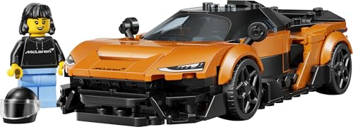 LEGO 77257 Speed Champions McLaren W1 Supercar Toy - Car Model Kit with Collectible Driver Minifigure
