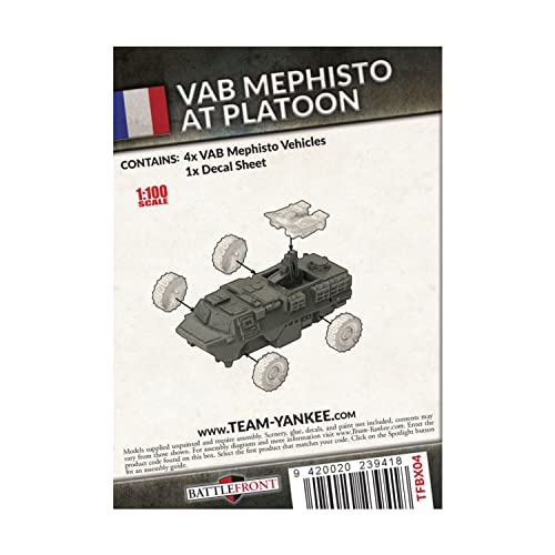 Team Yankee - French VAB Mephisto Anti Tank Platoon TFBX04 - FBA
