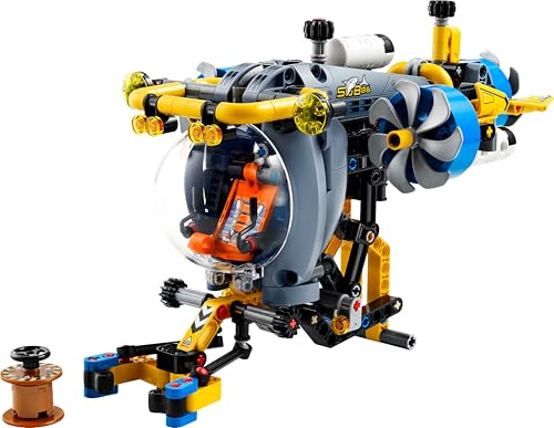 LEGO 42201 Technic Deep-Sea Research Submarine with Spinning propellers