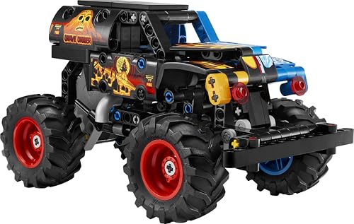 LEGO 42219 Technic Monster Jam Grave Digger Fire and Ice - Pull-Back Truck