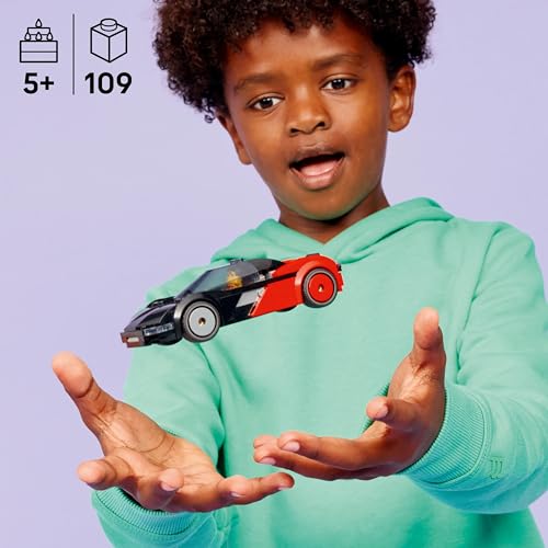 LEGO 60486 City EV Supercar Toy - Race Car Model Kit with Driver Minifigure