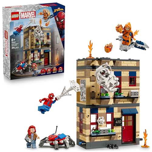 LEGO 76317 Marvel Peter Parker’s Apartment with 4 Minifigures incl. Hobgoblin & Anti-Venom, plus an Explosive Function