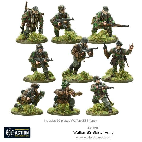 Bolt Action- Waffen SS German Starter Army - 28mm - Warlord Games