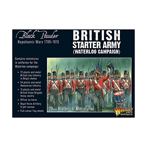 Black Powder - Napoleonic British Starter Army (Waterloo Campaign) 28mm Scale - Warlord Games