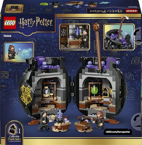 LEGO 76464 Harry Potter Cauldron : Secret Potions Classroom with Collectible Patronus & Hermione & Snape Minifigures