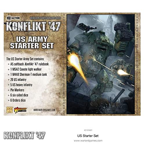 Bolt Action - Konflikt '47 : US Army Starter Set - 28mm - Warlord Games