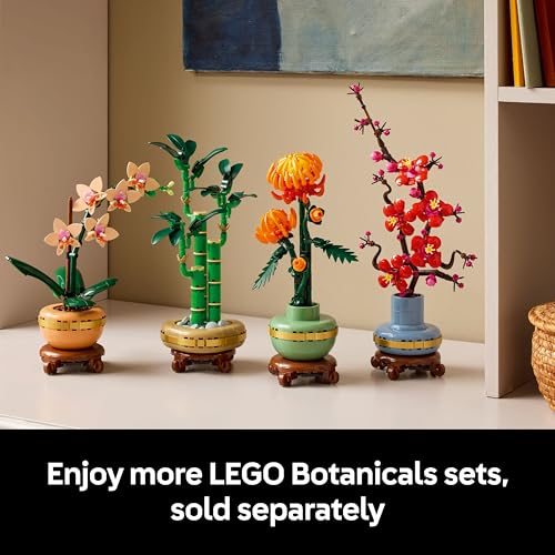 LEGO 10343 Botanicals Mini Orchid Artificial Flowers Building Set for Adults