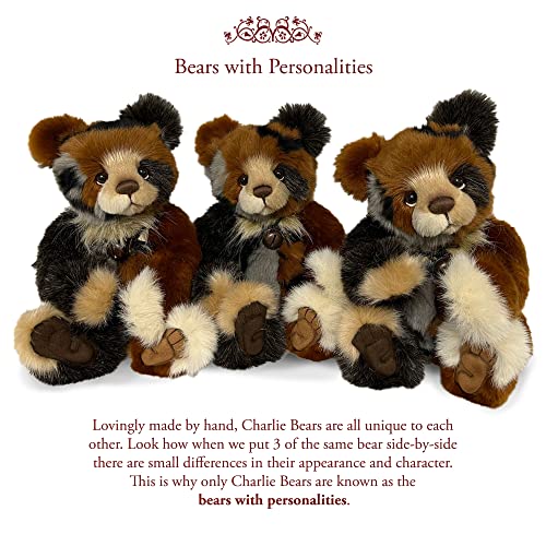 Charlie Bears 2022 – Minnelli | Clown Teddy Bear Isabelle Collection (Limited Edition – 250 Pieces) Fully Jointed Handmade Wool Plush Collectable Soft Gift - 10.5"