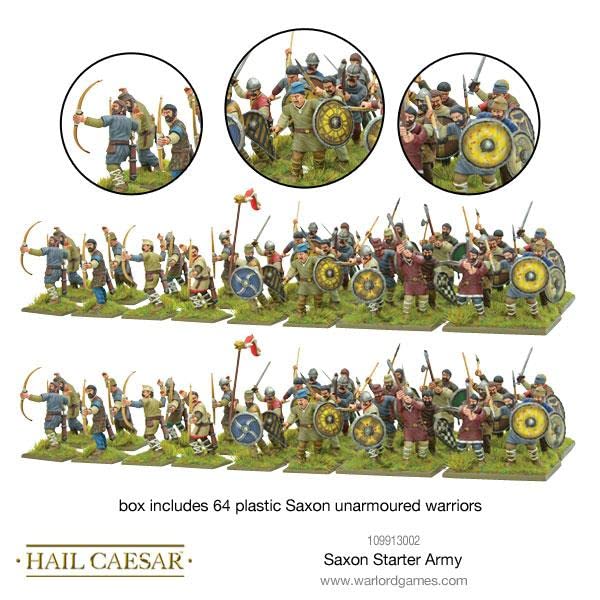 Hail Caesar - Saxon Starter Army - 28mm - Warlord Games