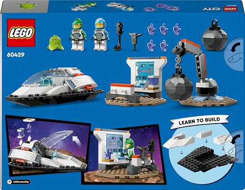 LEGO 60429 City Spaceship and Asteroid Discovery Set with an Alien Figure and 2 Astronaut Minifigures