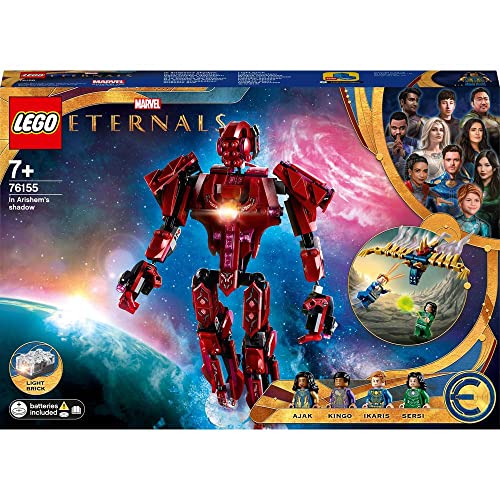LEGO 76155 Marvel The Eternals In Arishem’s Shadow, Action Figure with Light Brick