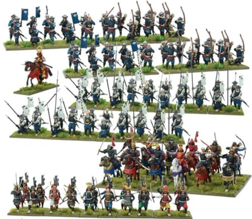 Samurai Starter Army - 28mm Scale Plastic Miniatures for Pike & Shotte - Warlord Games