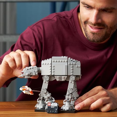 LEGO 75440 Star Wars 75440 AT-AT Building Set for Adults - Display Model Kit with Snowspeeder, Stand & Nameplate